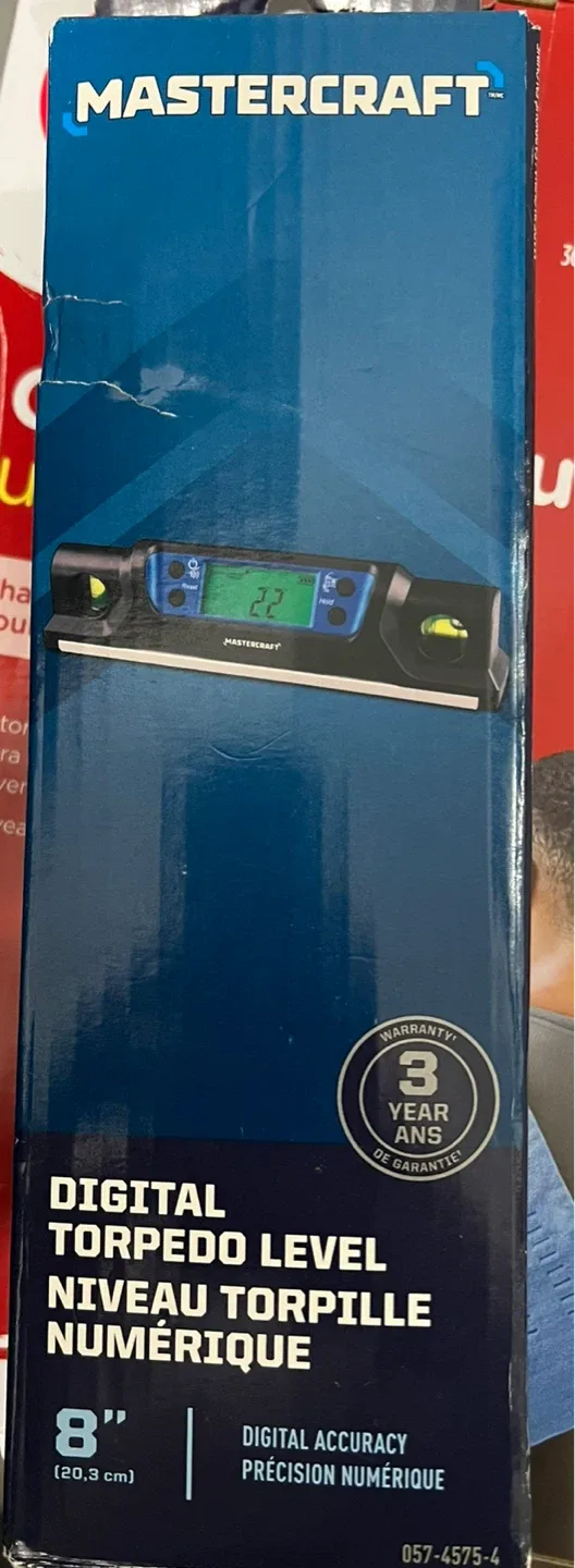 Mastercraft Digital Torpedo Level - 8 inch