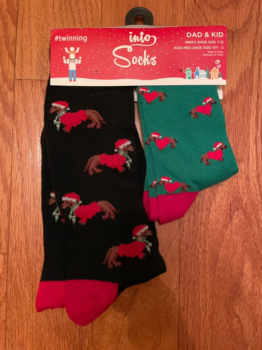 Dad & Kid Matching Socks