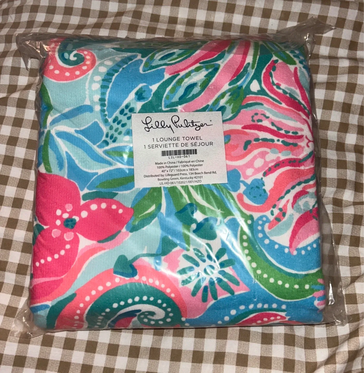 New Lilly Pulitzer Lounge Towel