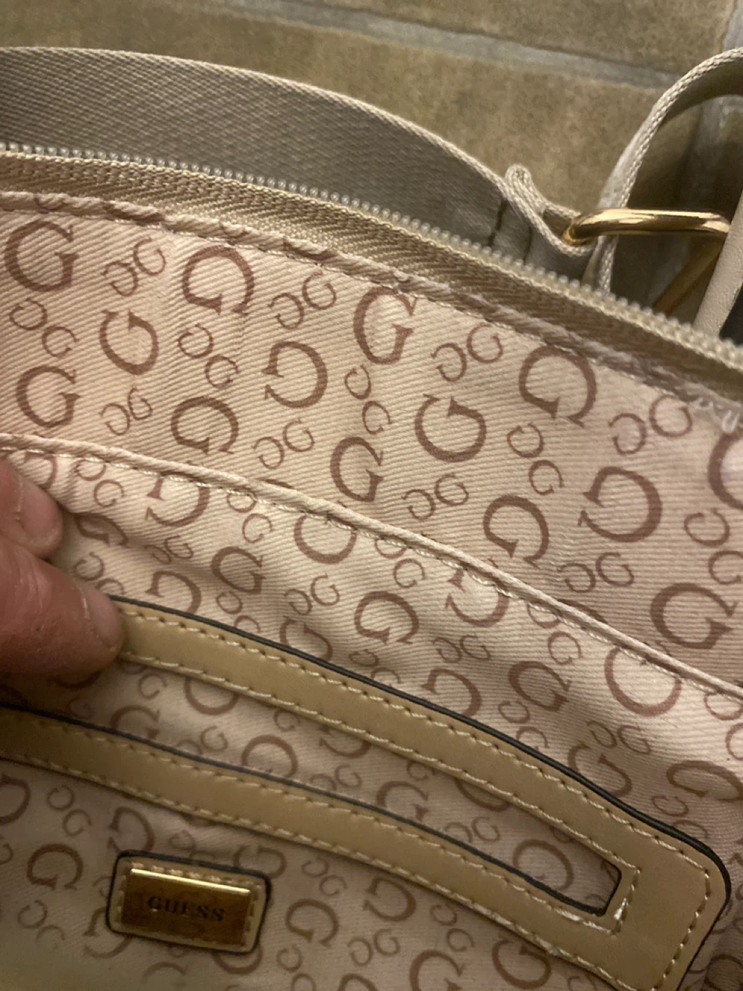 Guess Beige Tote Bag - photo 4