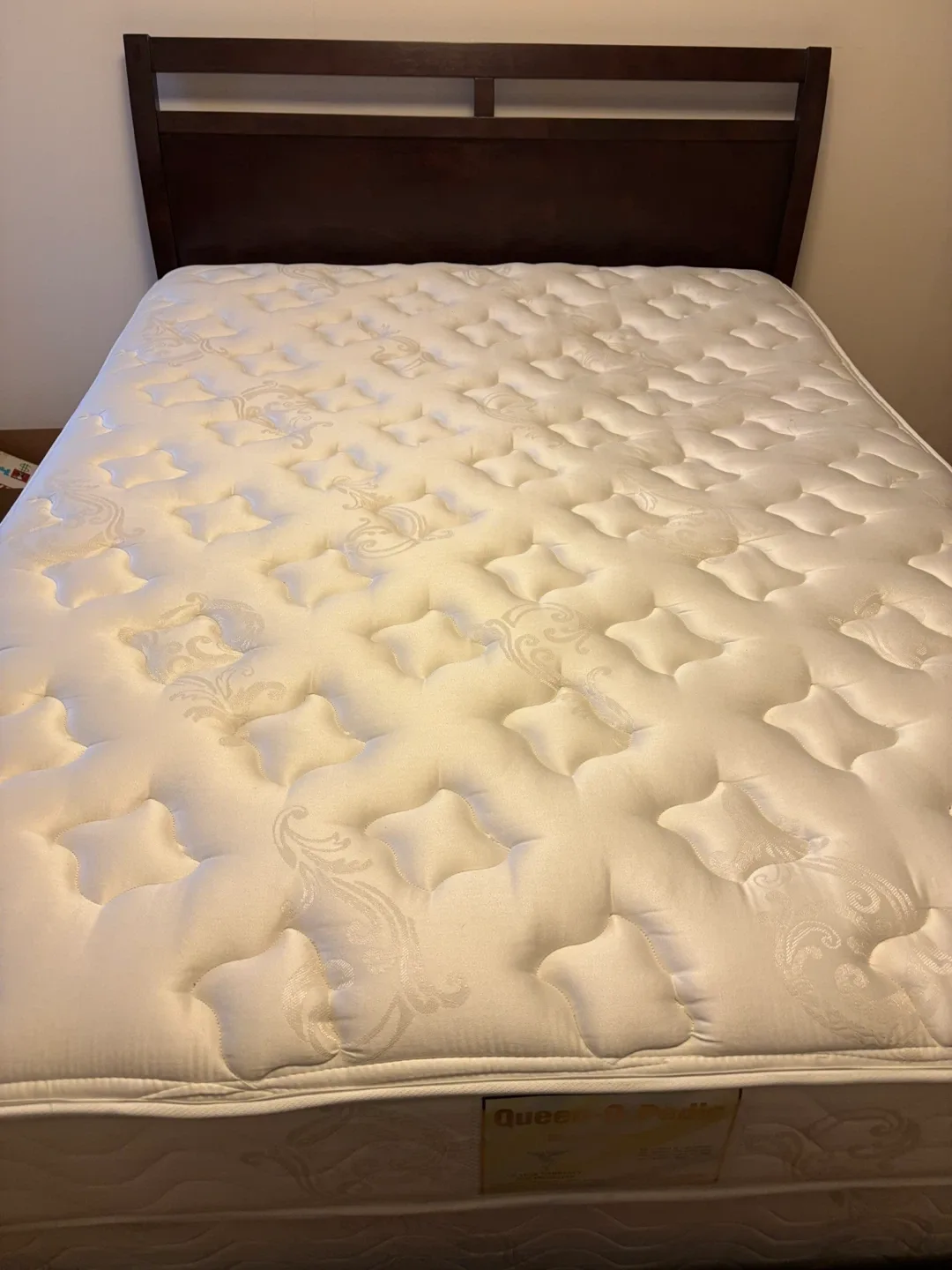 Moving sale! Queen bed and pocket coil mattress