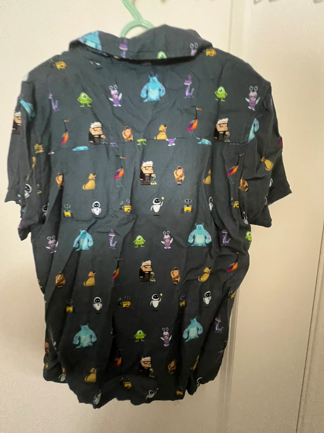 Disney Pixar Print Button Down Shirt