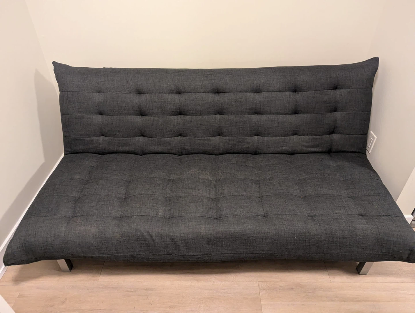 Move out sale! Last Chance!!! Dark Grey Futon - Great Condition!
