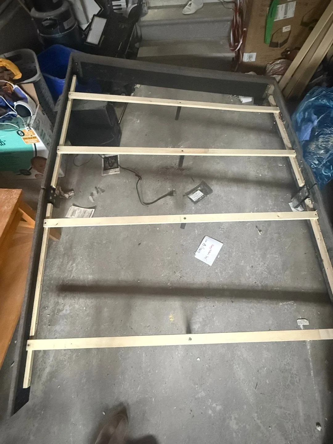 Upholstered Bed Frame with Headboard image indicator(4)