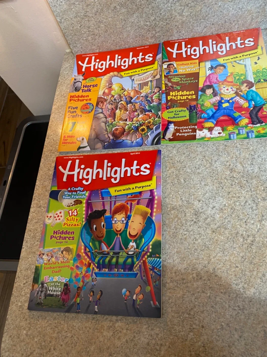 3 highlights for children magazines