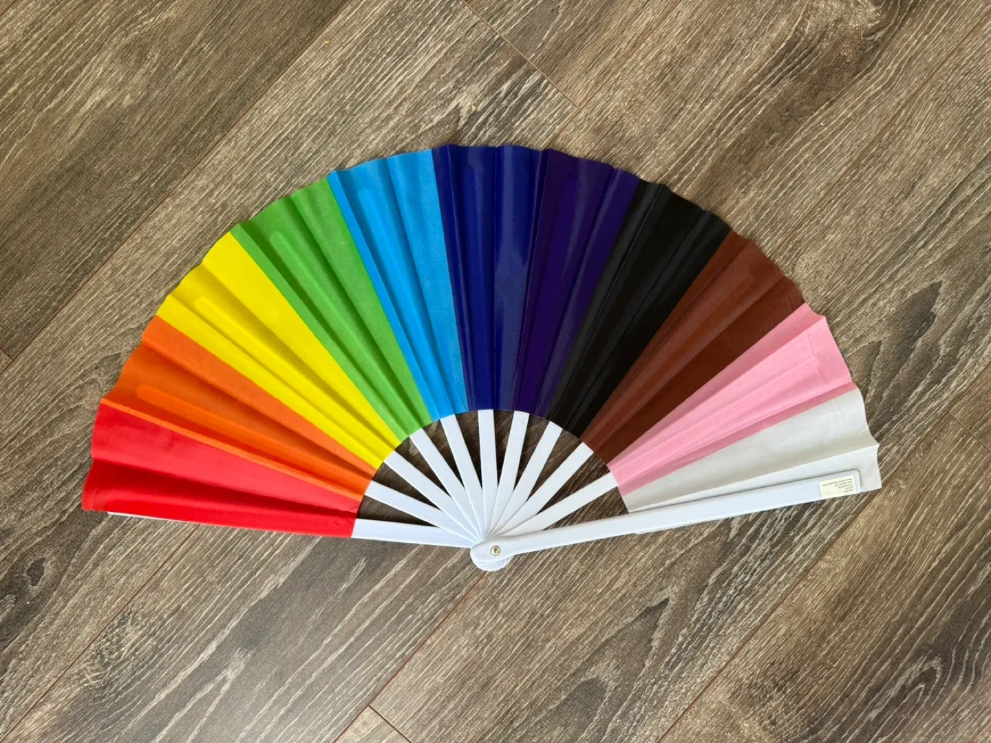 Rainbow Pride Hand Fan