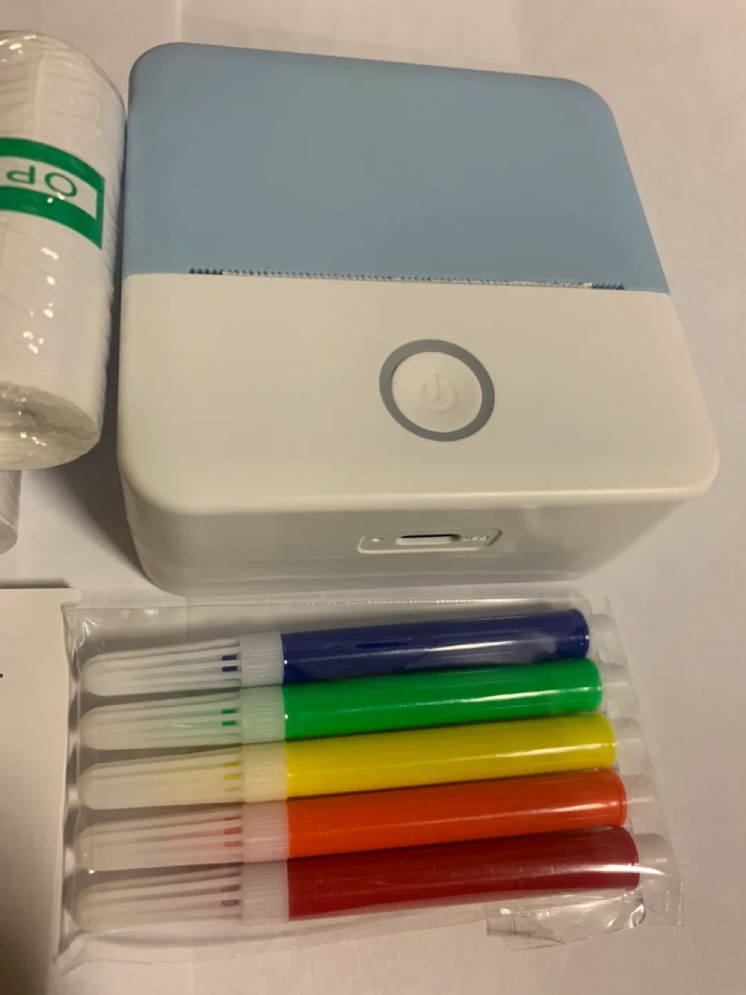 Mini Portable Sticker Printer image indicator(8)