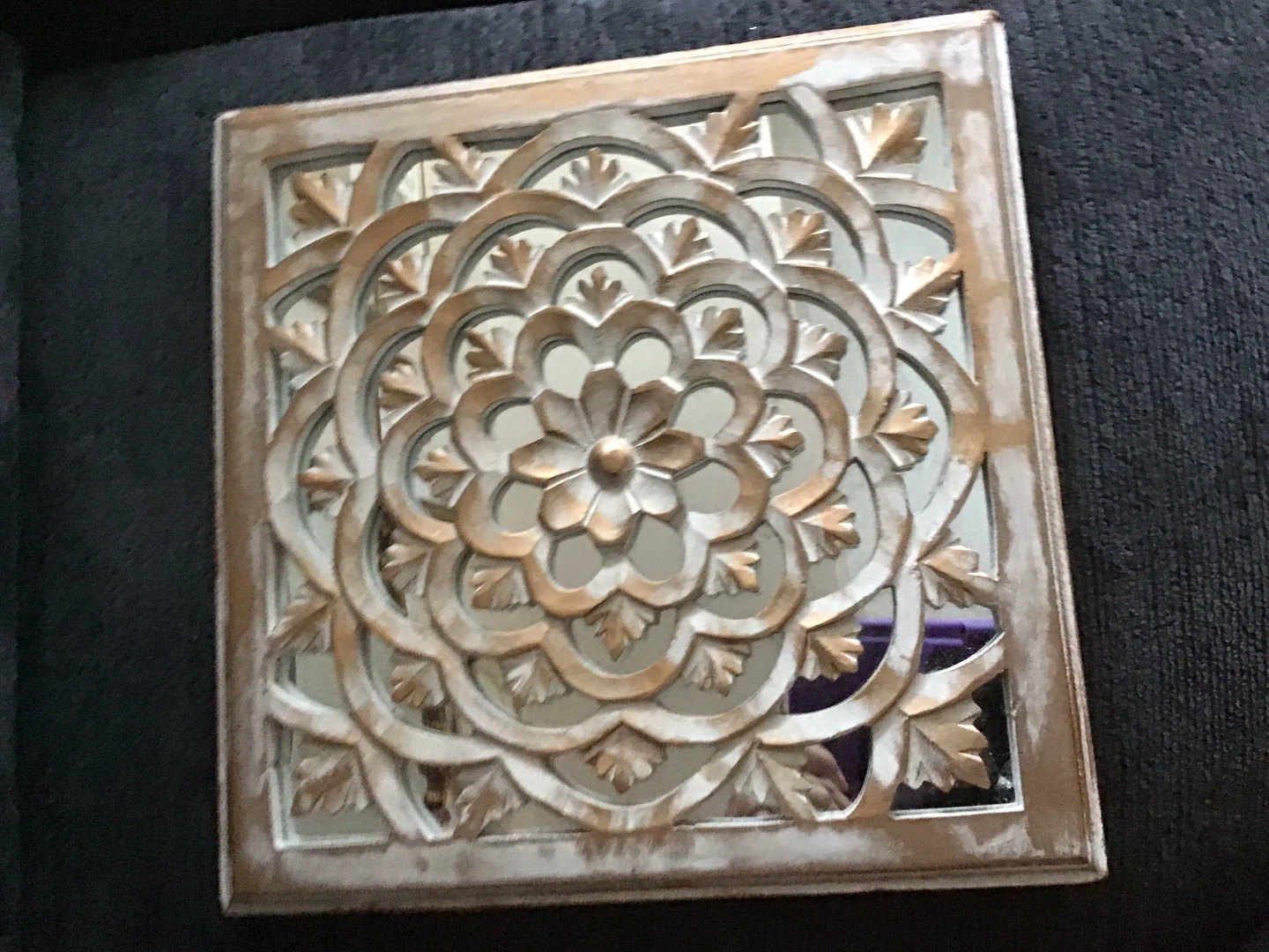 Decorative Wall Mirror - 12 inch Square - photo 4