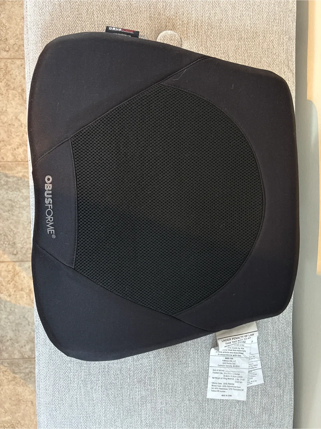 ObusForme Seat Cushion - Black