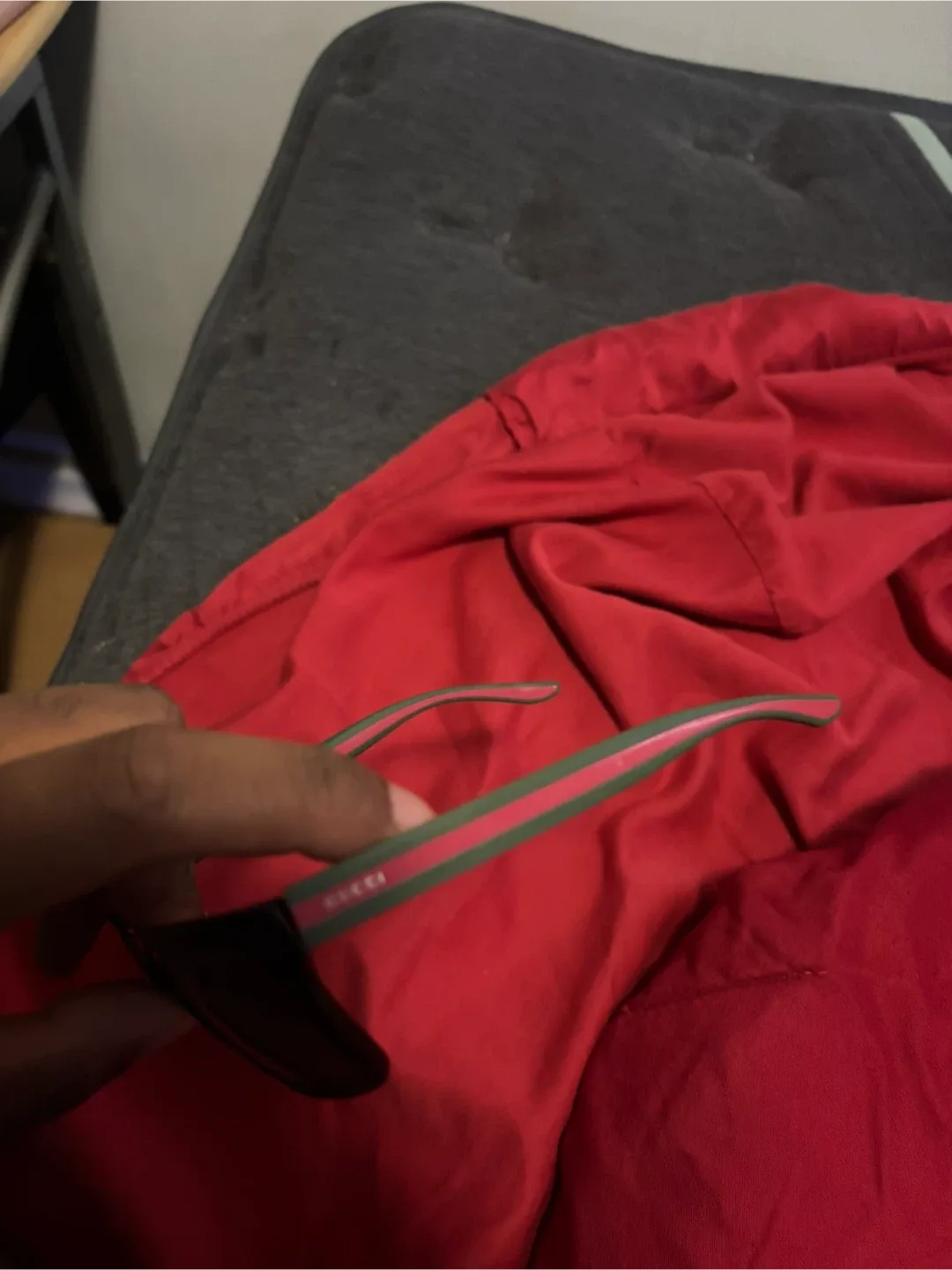 Gucci Shiny Web Classic Square Sunglasses image indicator(5)