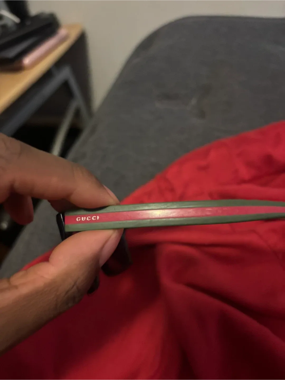 Gucci Shiny Web Classic Square Sunglasses image indicator(6)