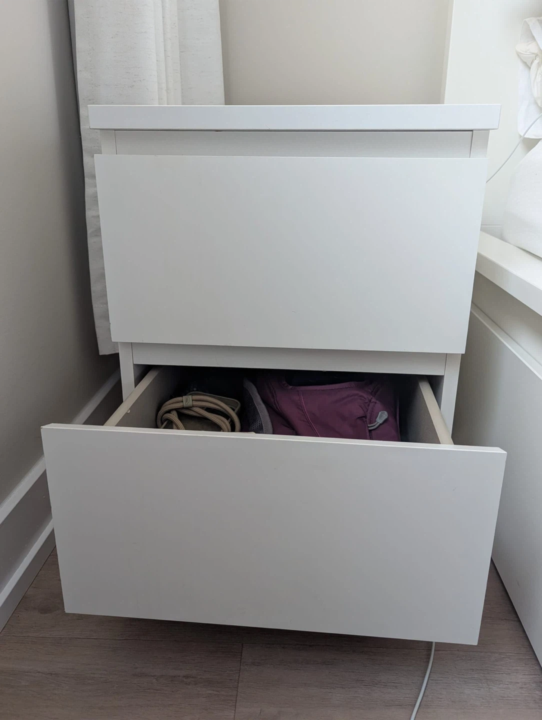 IKEA Malm 2- Nightstands - White