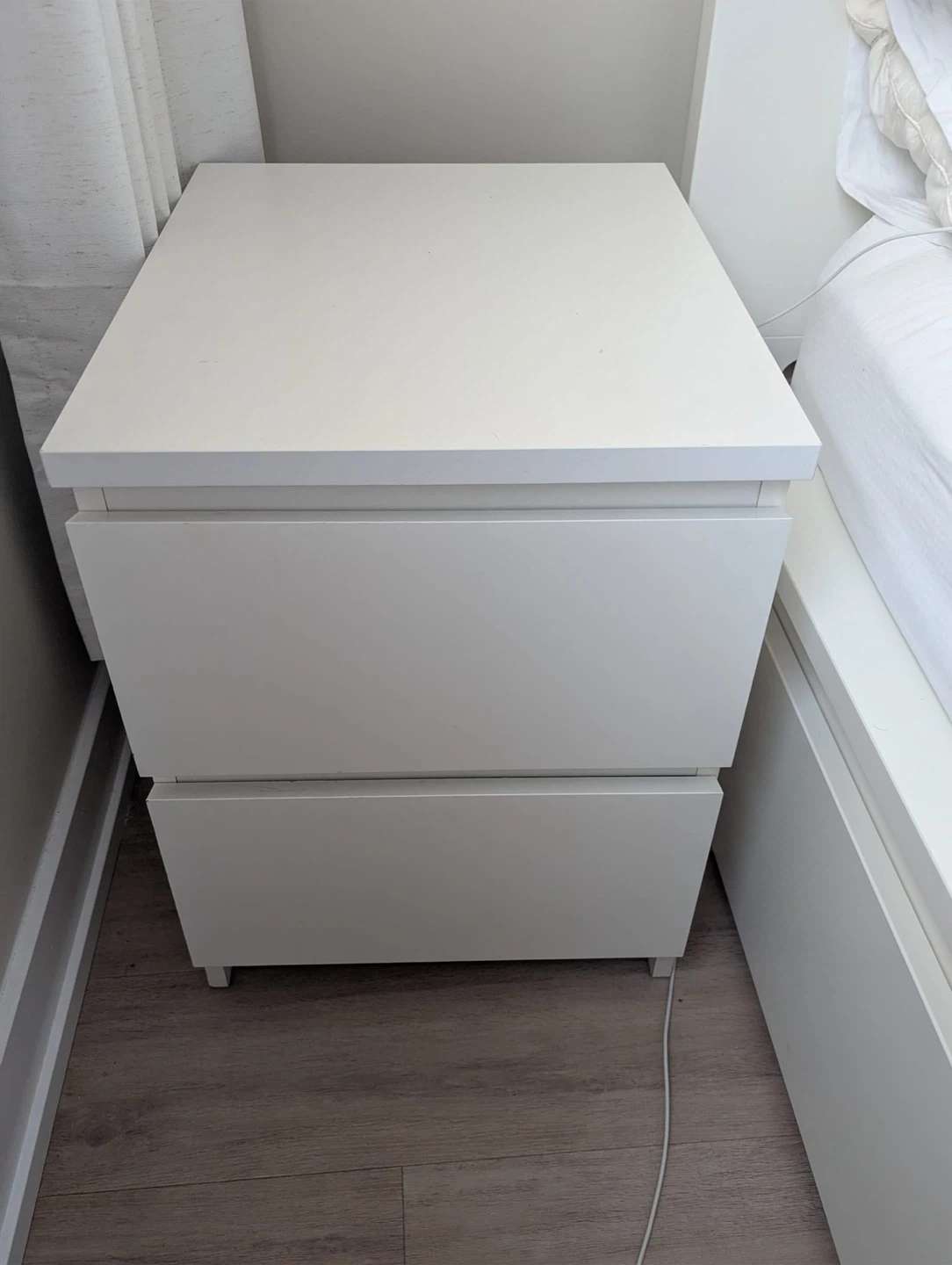 IKEA Malm 2- Nightstands - White - photo 5