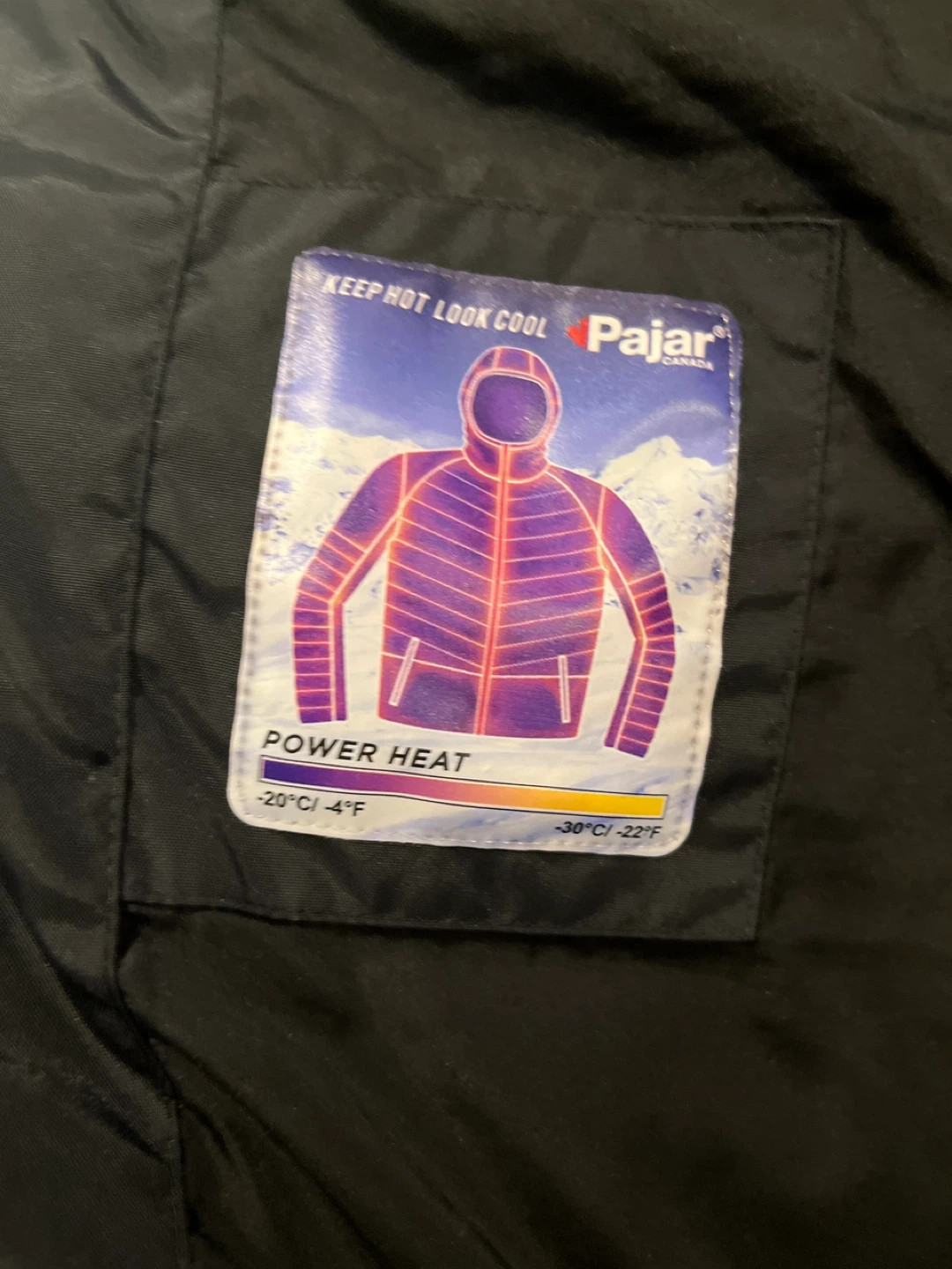 Pajar Black Winter Coat with Fur Hood - photo 3