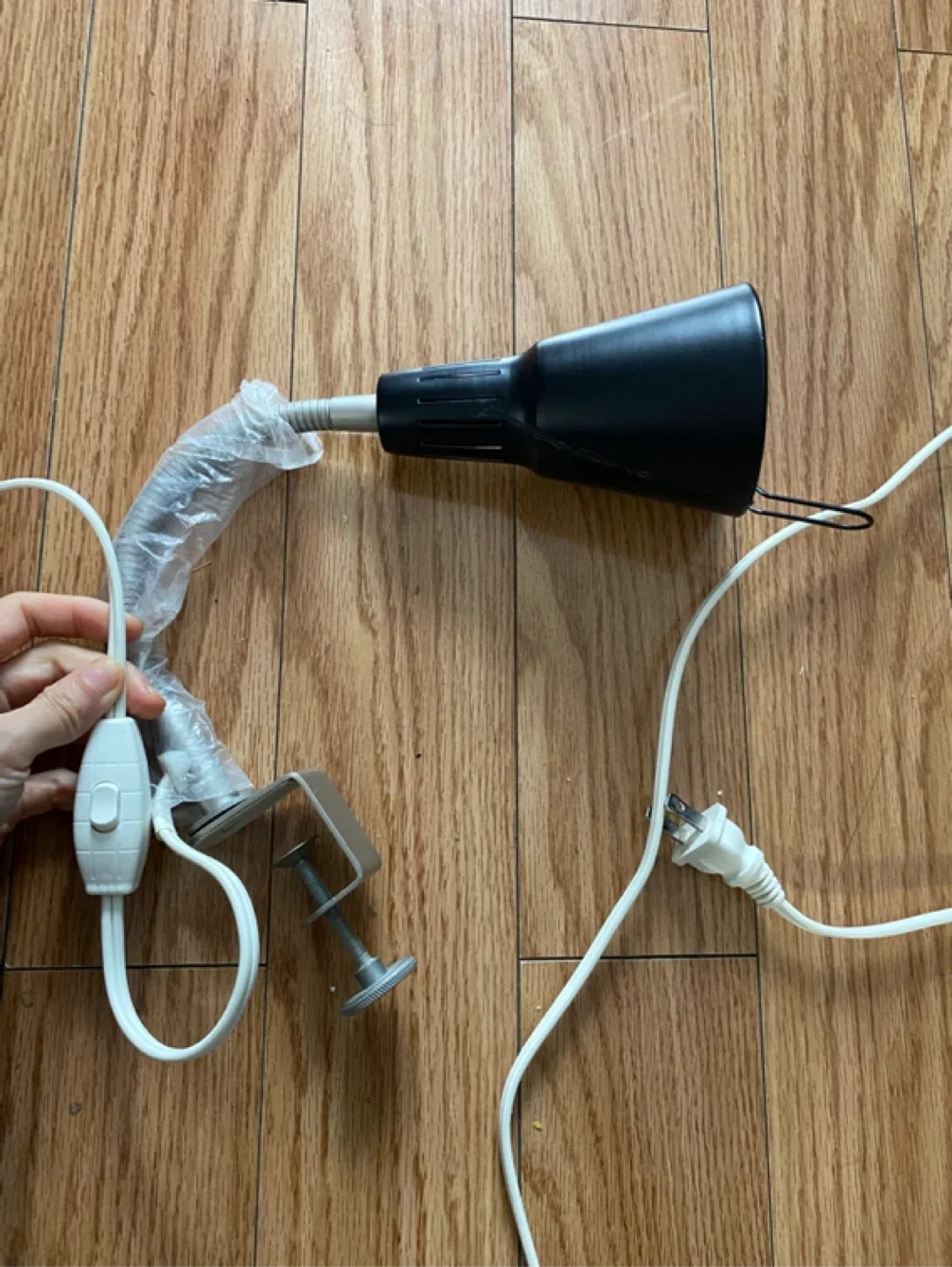 IKEA Clamp Spotlight - Desk 、Bed lamp Black