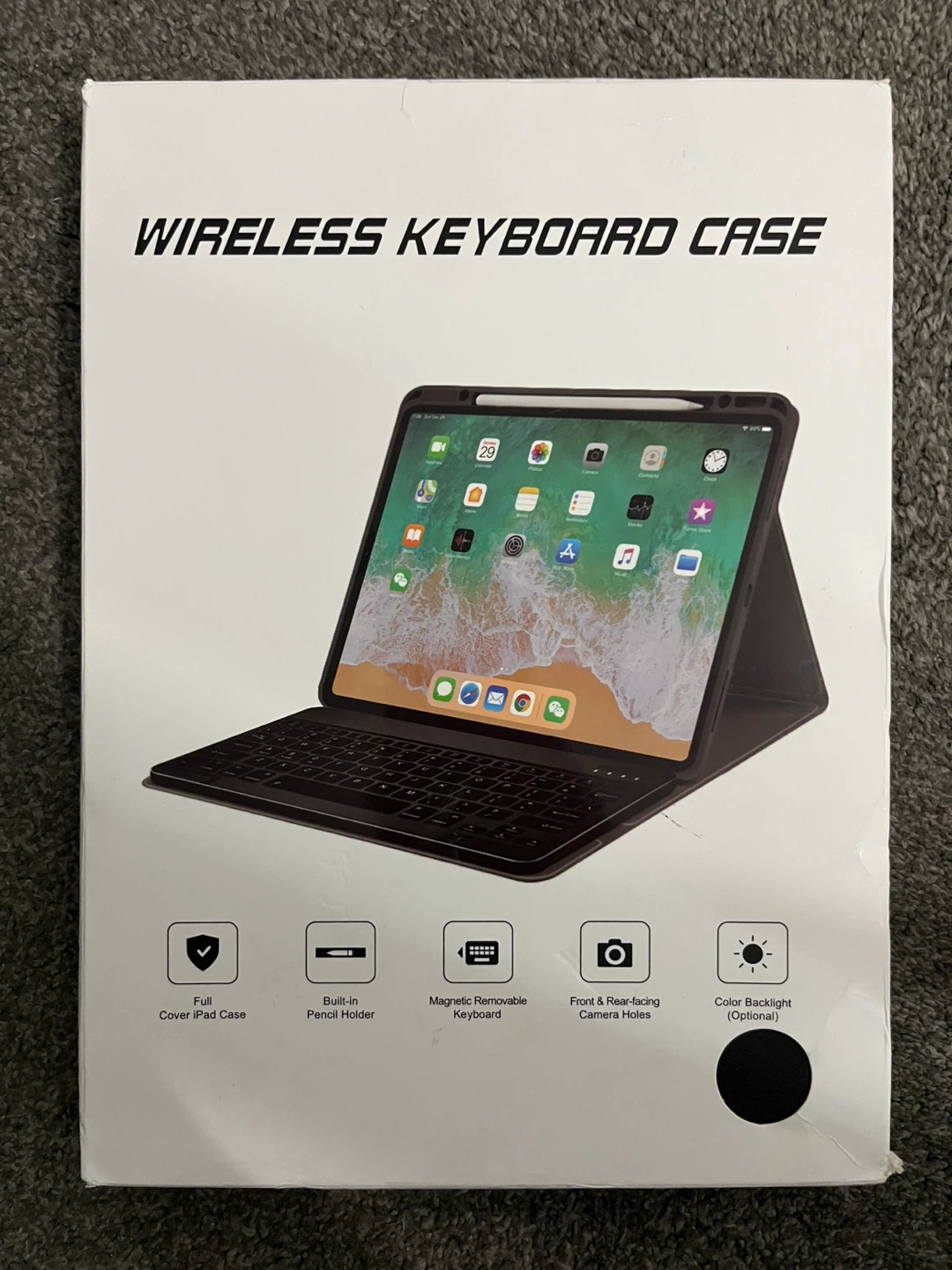 Wireless Keyboard Case for iPad - Brand New!