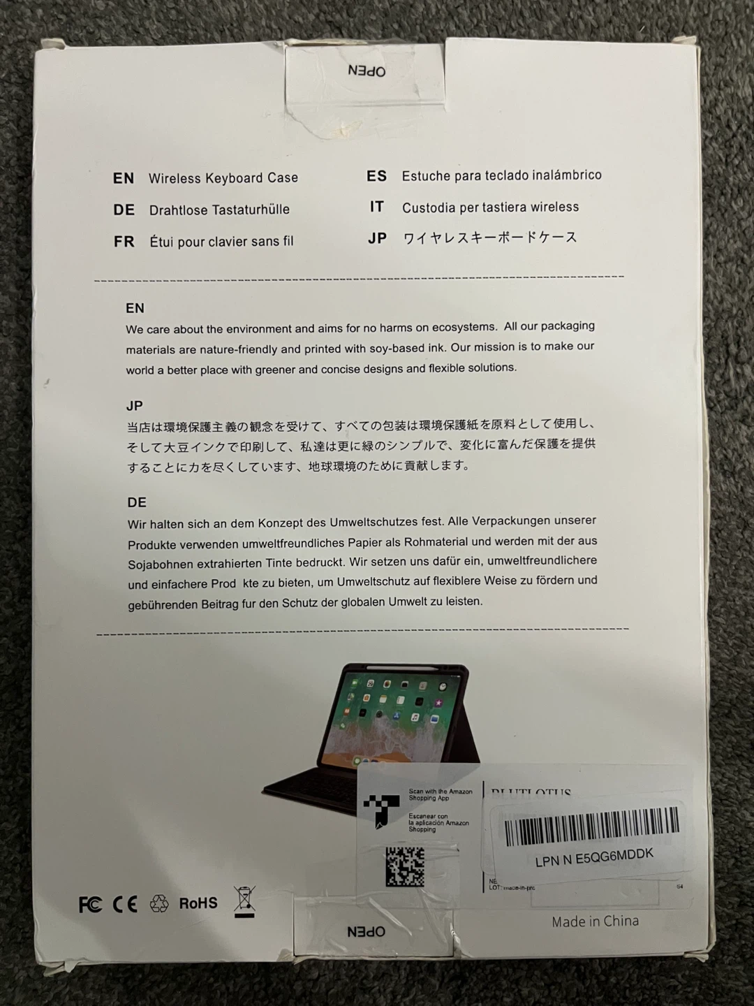 Wireless Keyboard Case for iPad - Brand New! - photo 4