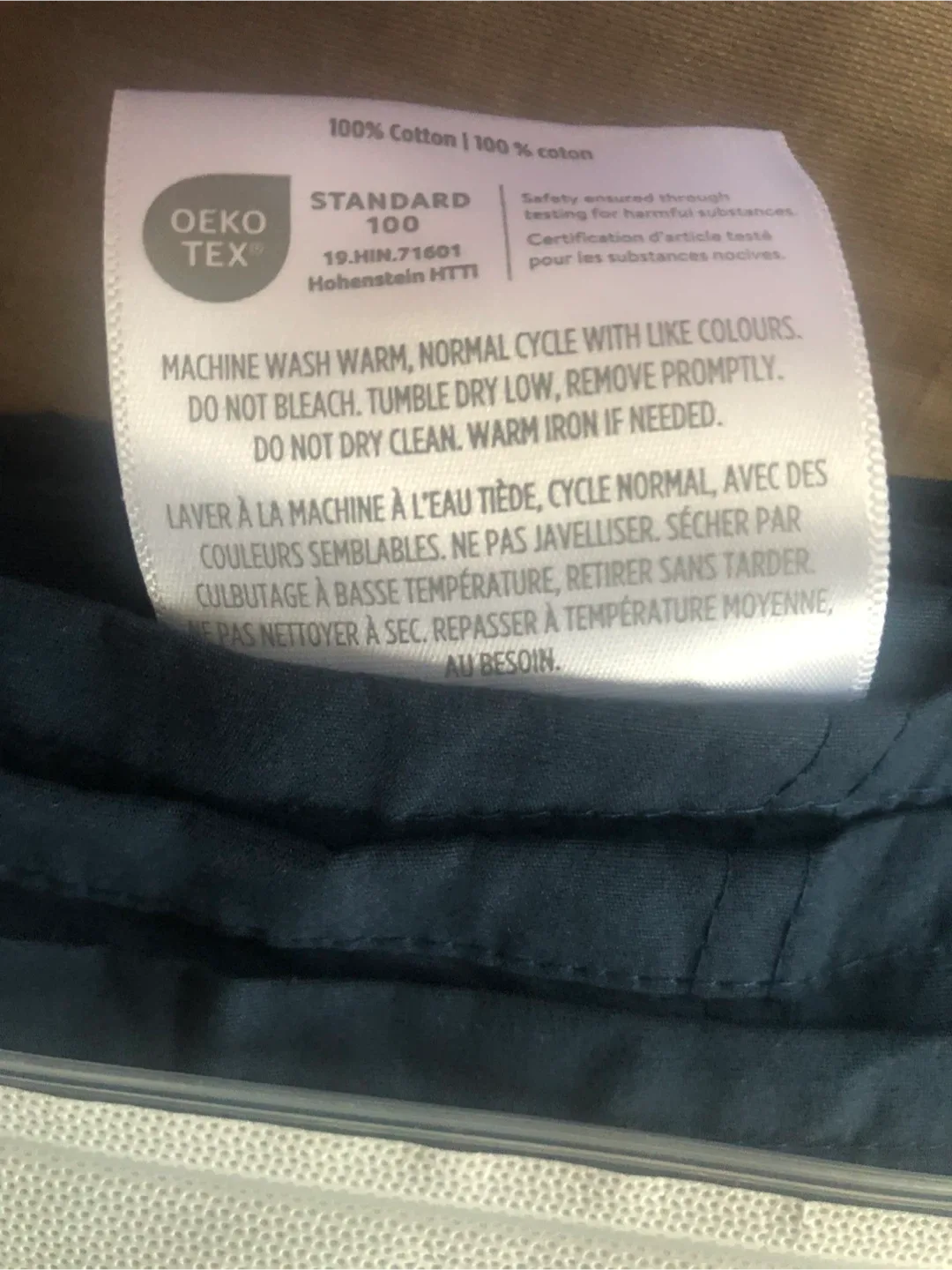 Oeko tex Twin flat  Sheet  - Dark Teal image indicator(2)