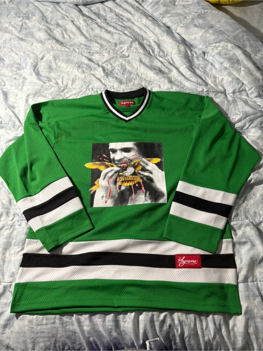Supreme Antihero Hockey Jersey Green