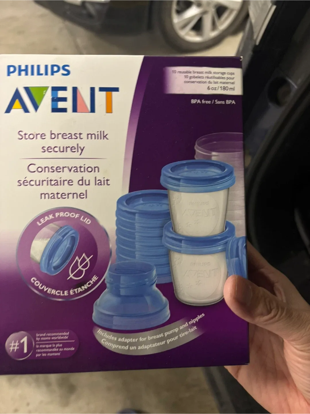 New Philips Avent Breast Milk Storage Cups