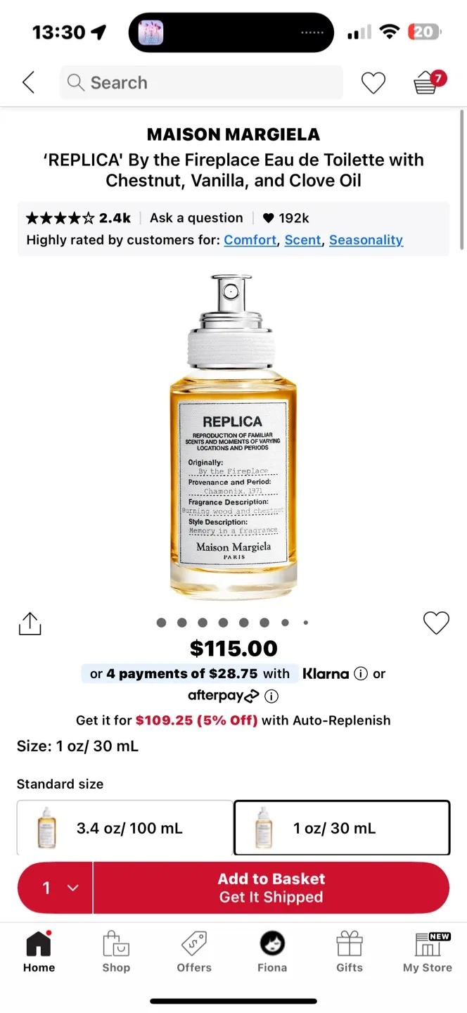 Maison Margiela By the Fireplace EDT 30ml