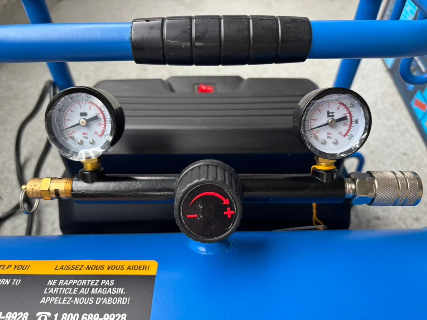 Mastercraft Portable Air Compressor image indicator(4)