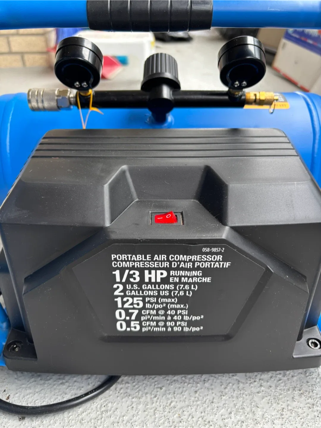 Mastercraft Portable Air Compressor image indicator(3)