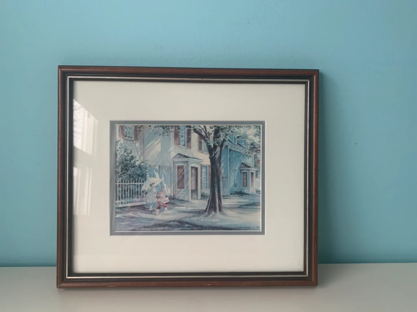 Framed "School Days" Print by Romance '84