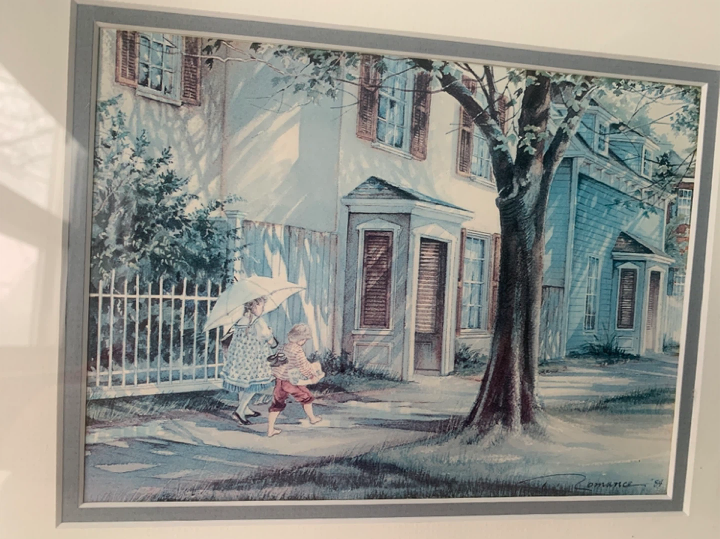Framed "School Days" Print by Romance '84 - photo 5