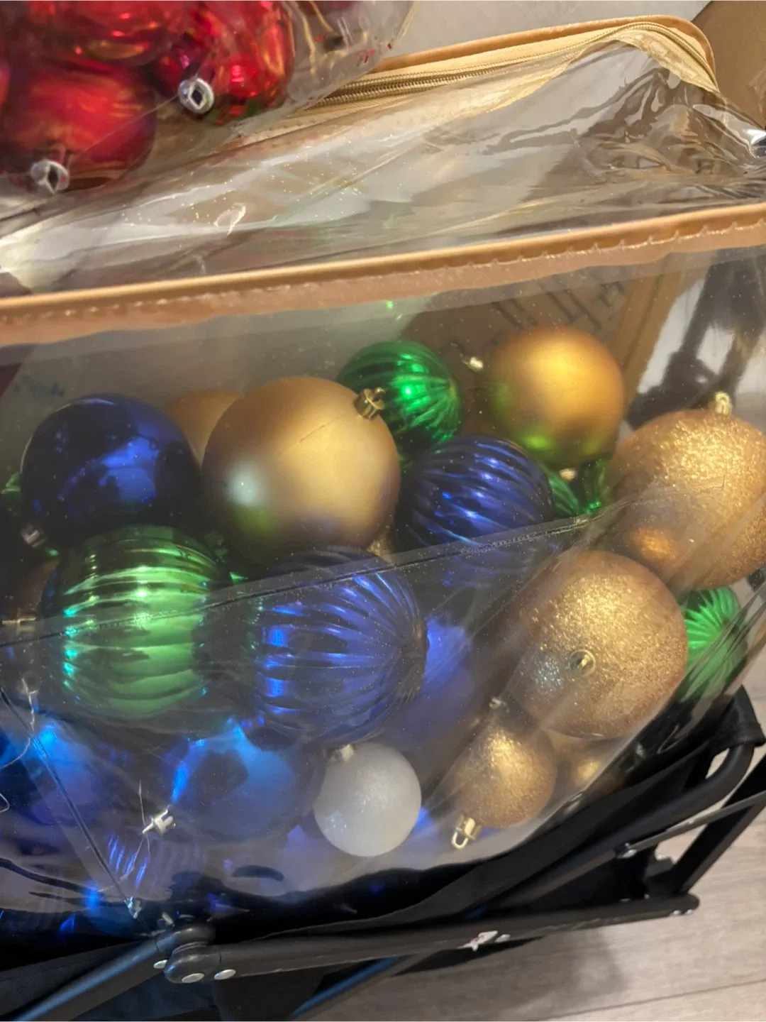 Christmas Ornaments - Red, Gold, Blue, Green