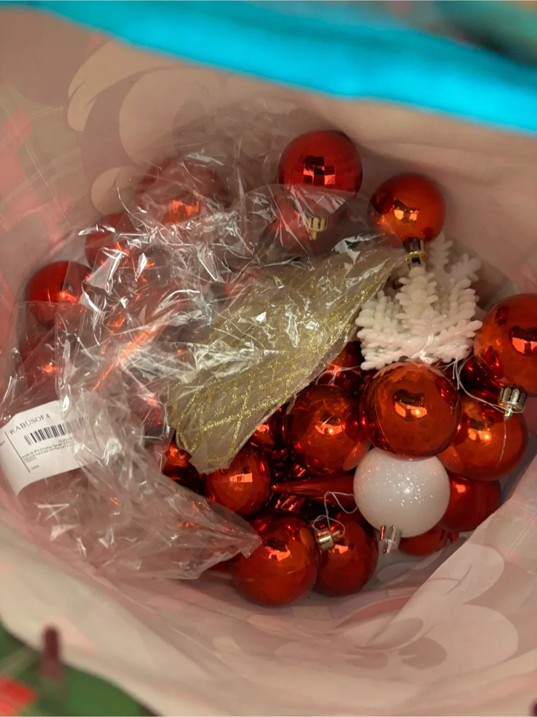 Christmas Ornaments - Red, Gold, Blue, Green image indicator(3)