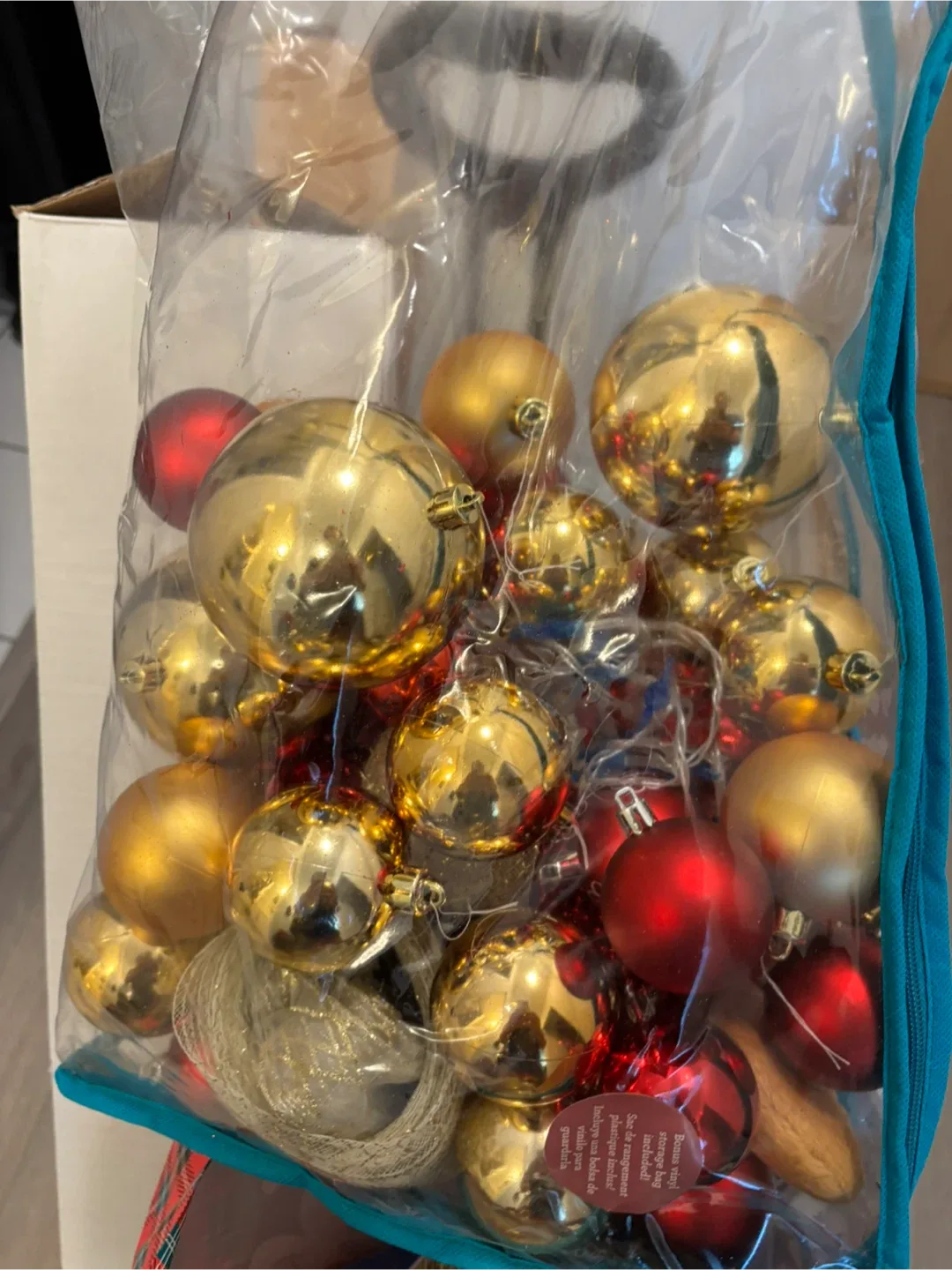 Christmas Ornaments - Red, Gold, Blue, Green image indicator(2)