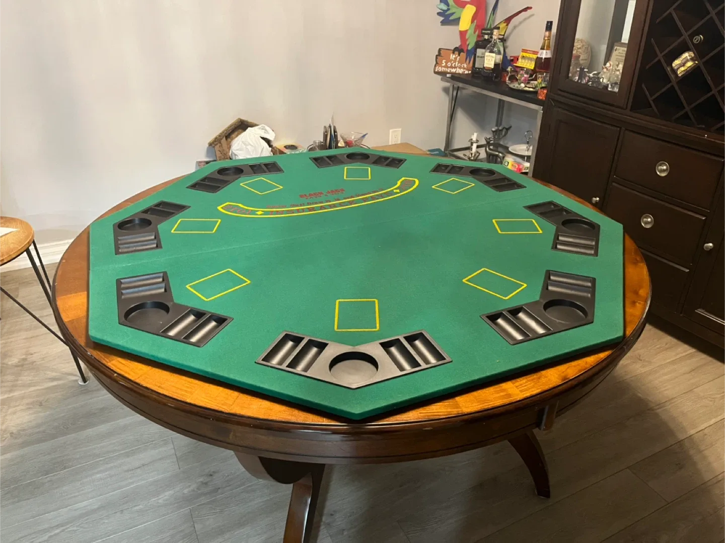 Black Jack Poker Table Top