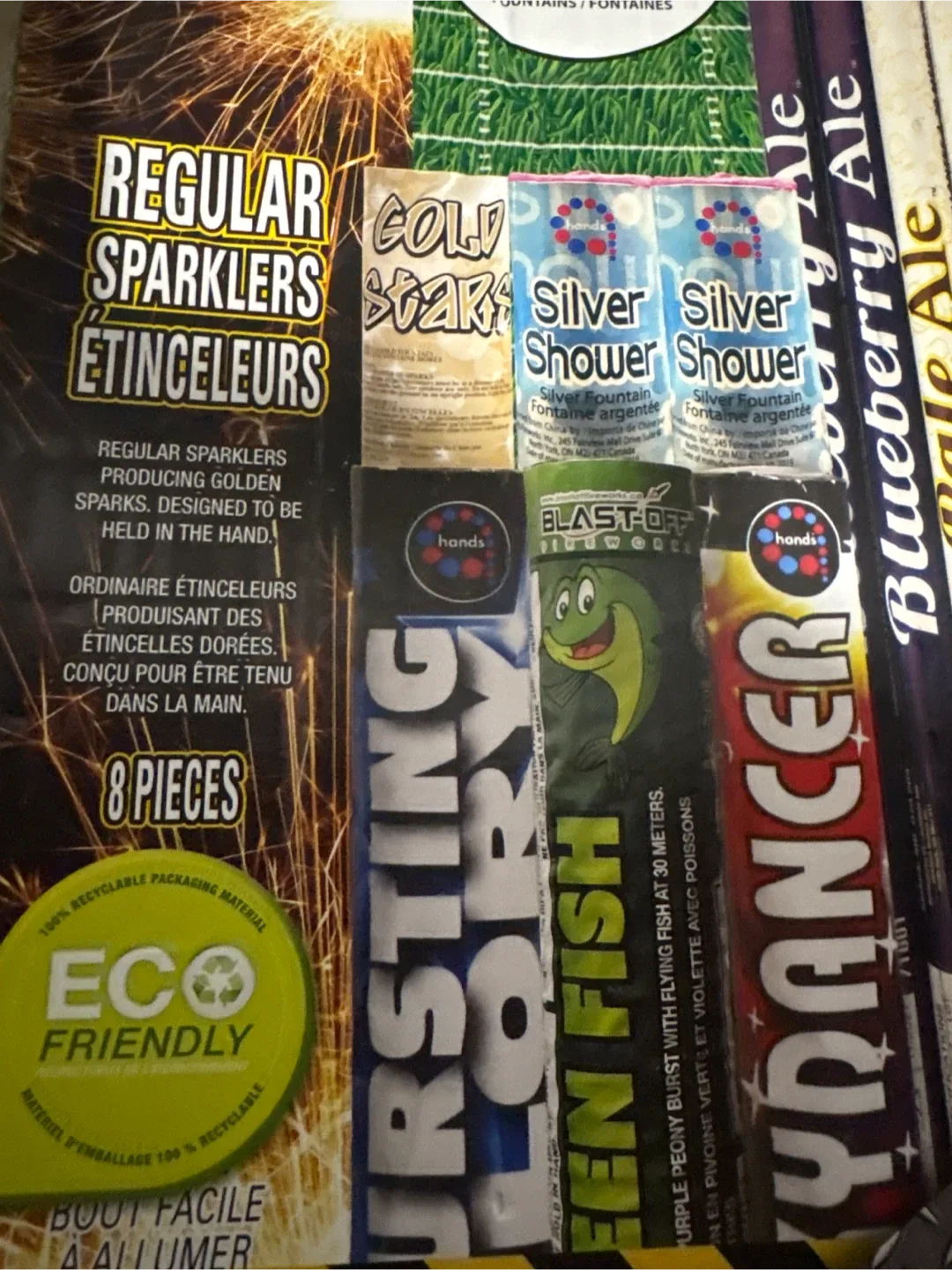 Touch Down Fireworks Assortment - 8 Pieces image indicator(2)