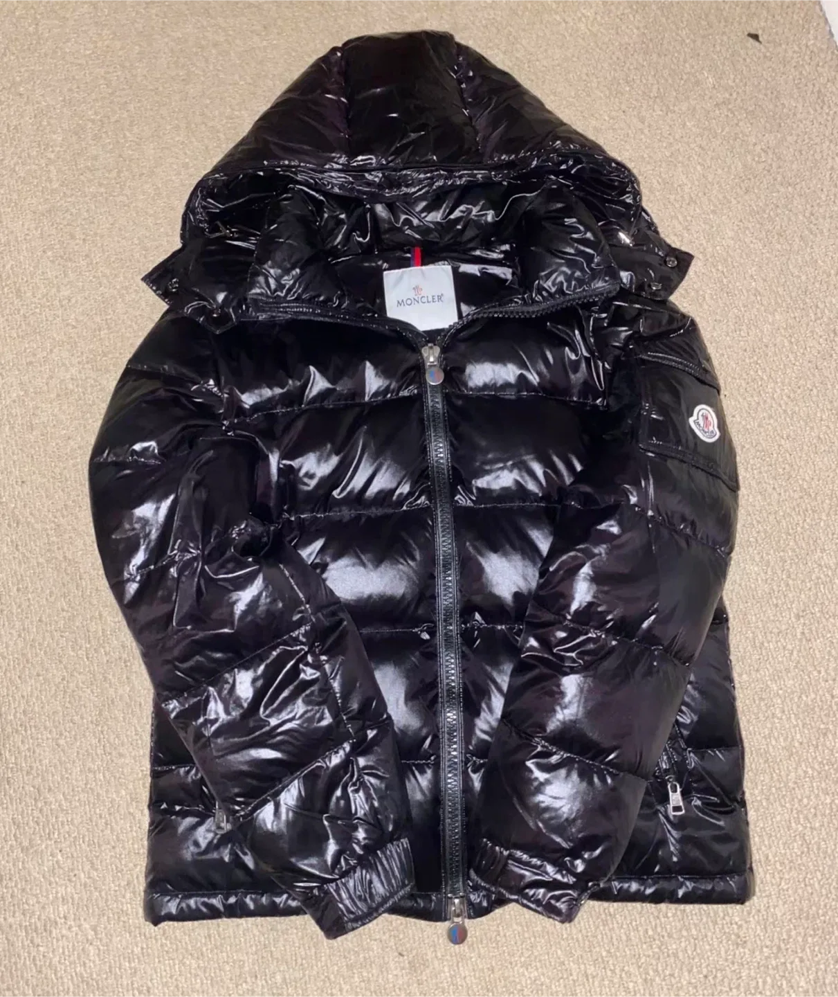 Moncler Black Puffer Jacket