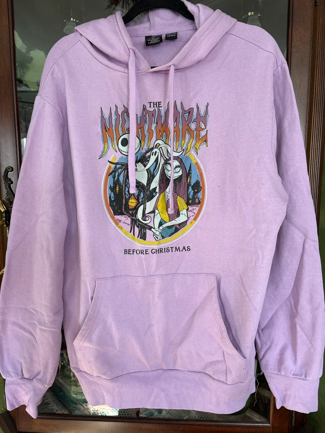 Disney Nightmare Before Christmas Hoodie - Size L