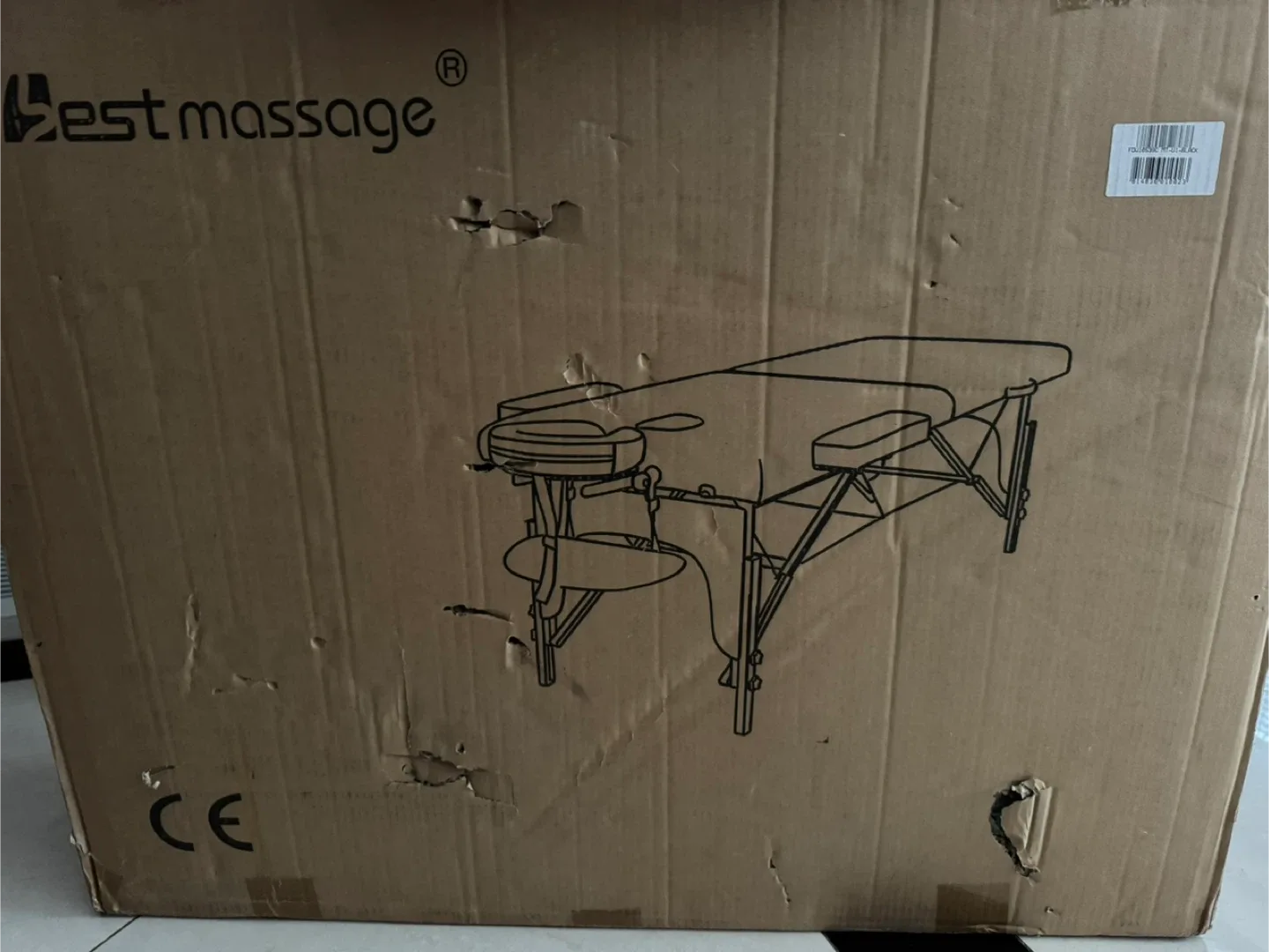 BestMassage MT-U1 Black Massage Table