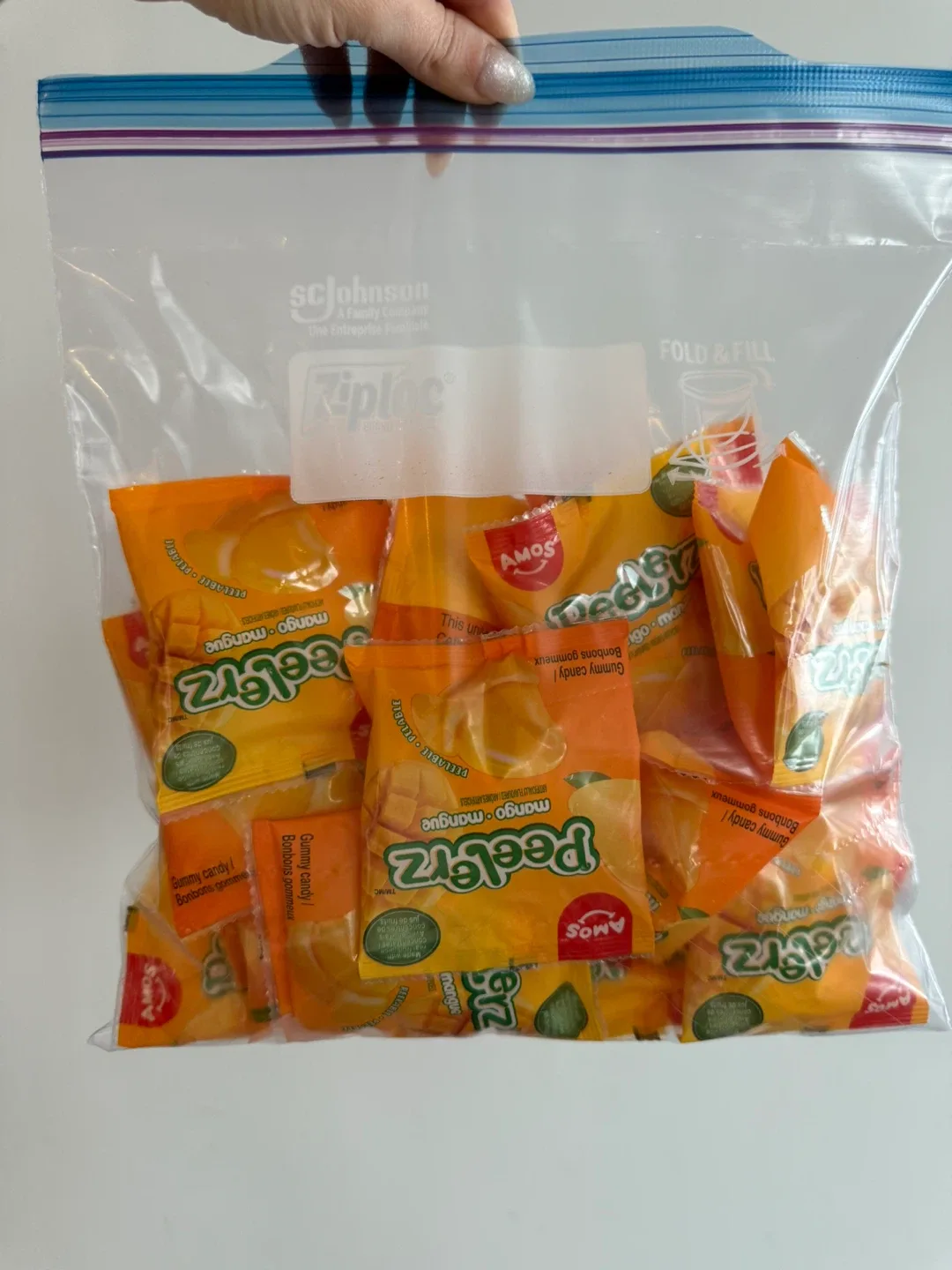 Large bag of individual mango peelerz