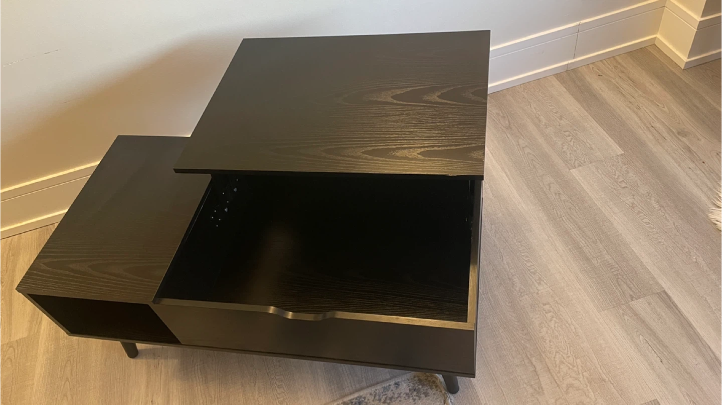 Black Lift Top Coffee Table - photo 4