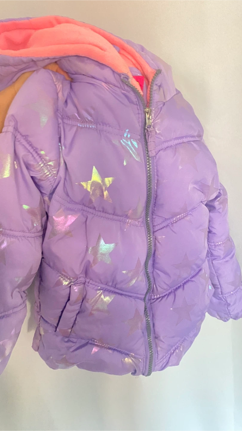 Purple Star Puffer Jacket - photo 2