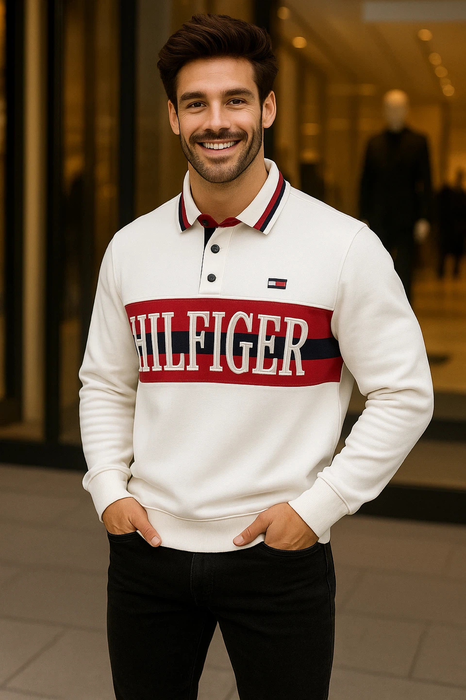 Tommy Hilfiger Long Sleeve Polo Shirt - photo 5