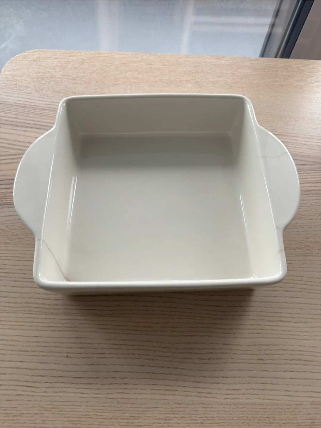 White Square Ceramic Baking Dish