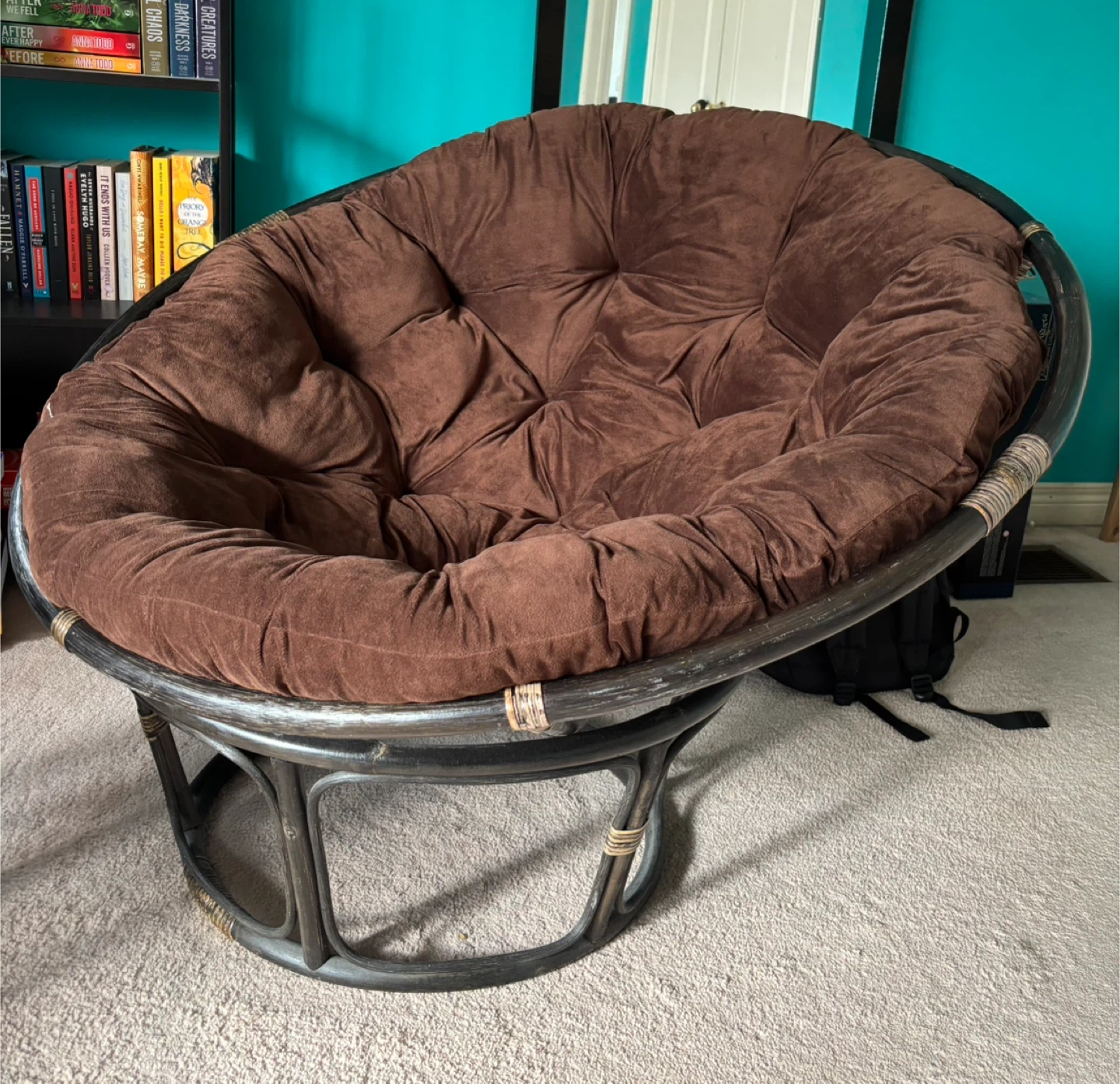 Chair with Ottoman - Brown - photo 2