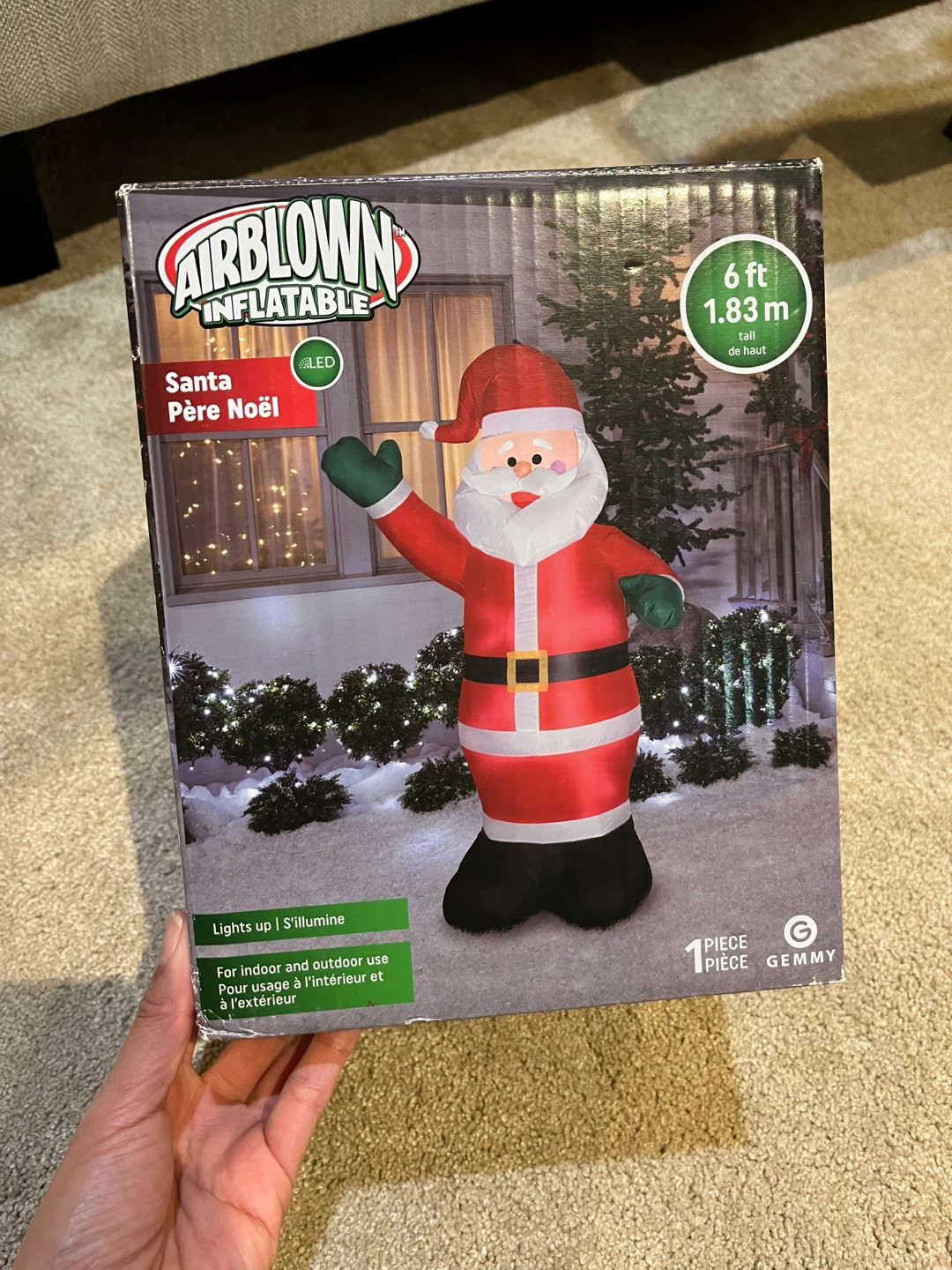 Inflatable Santa - 6 ft