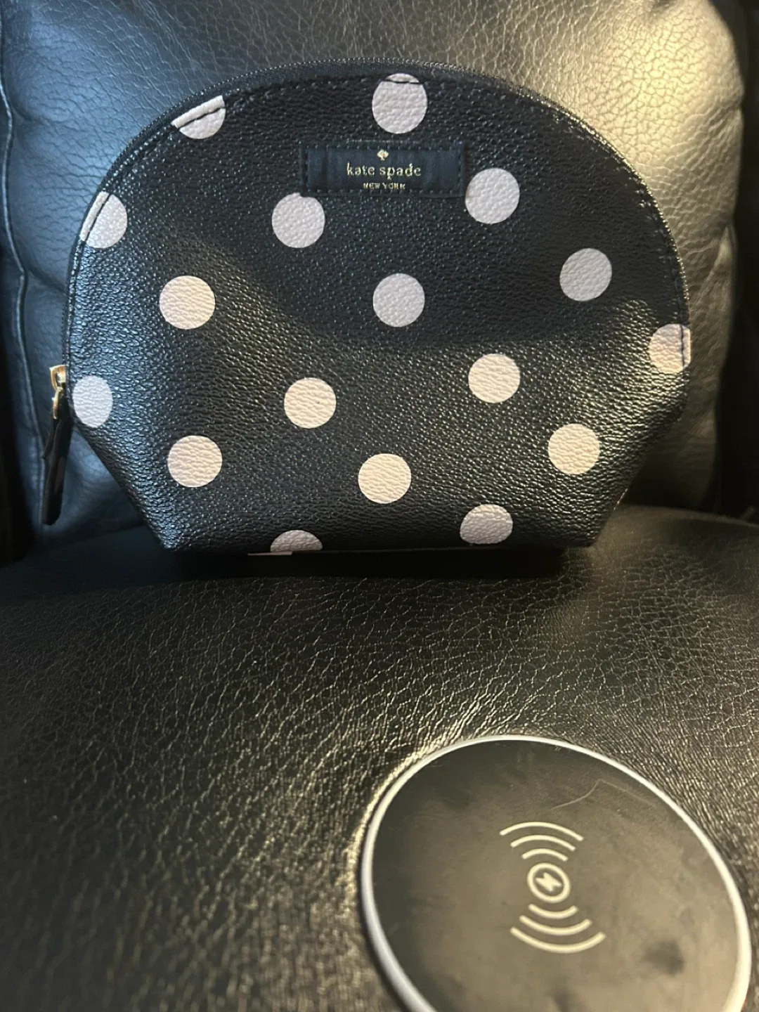 Kate Spade Polka Dot Cosmetic Bag