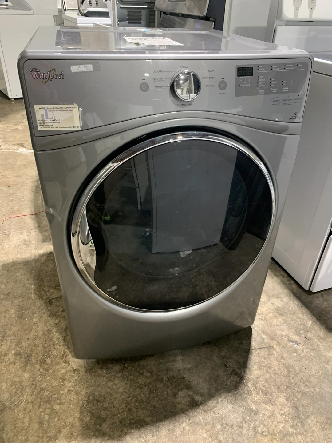 Whirlpool front load dryer -27 inch only 335/- - photo 2