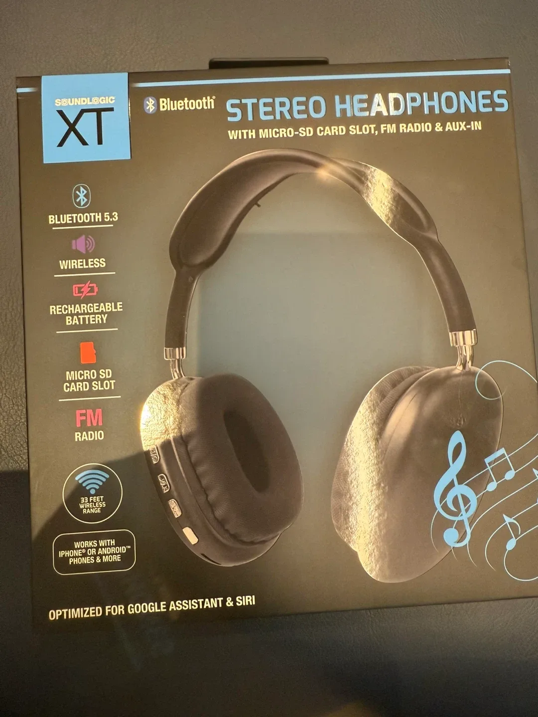 Soundlogic XT Stereo Bluetooth Headphones - New
