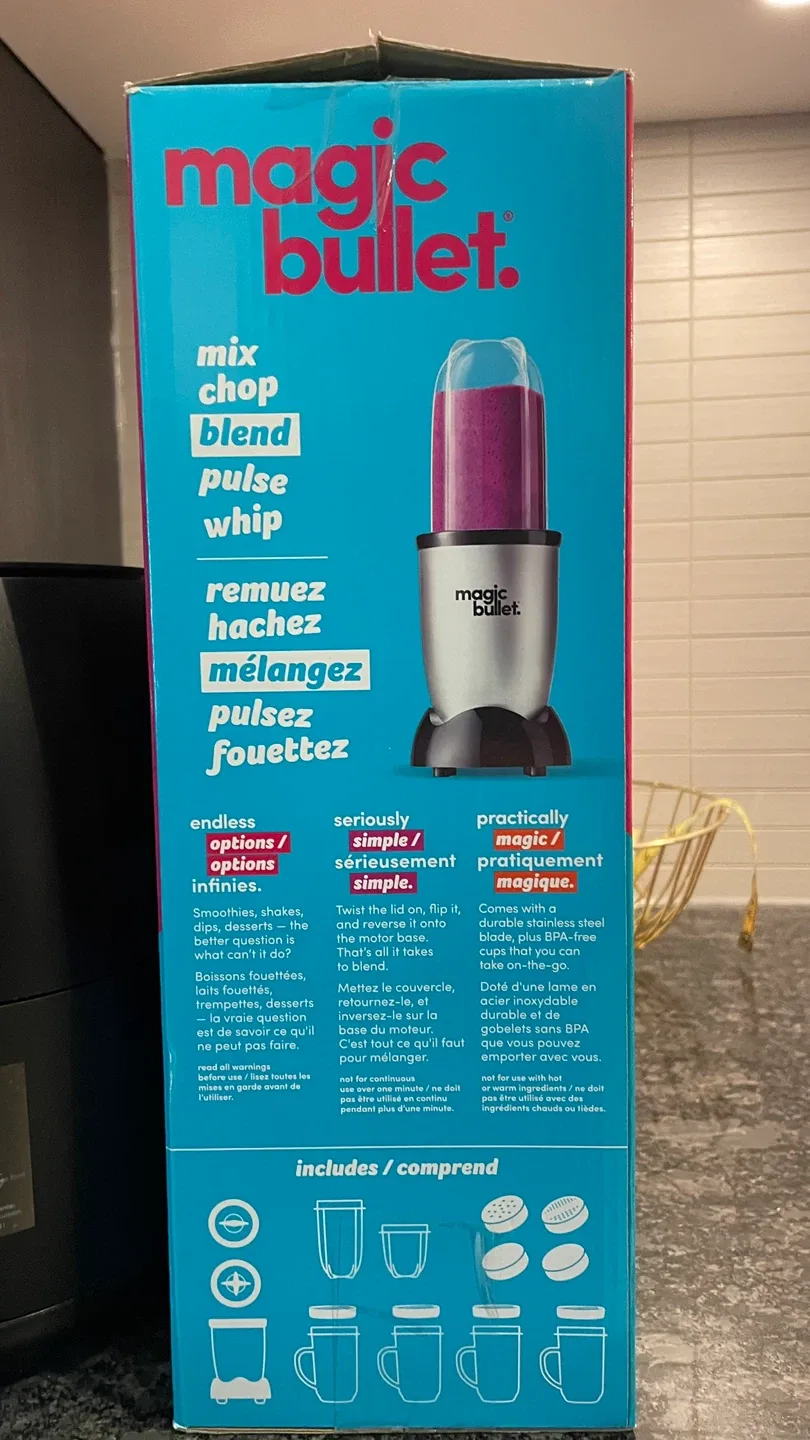 Magic Bullet Blender with Cups & Blades image indicator(2)