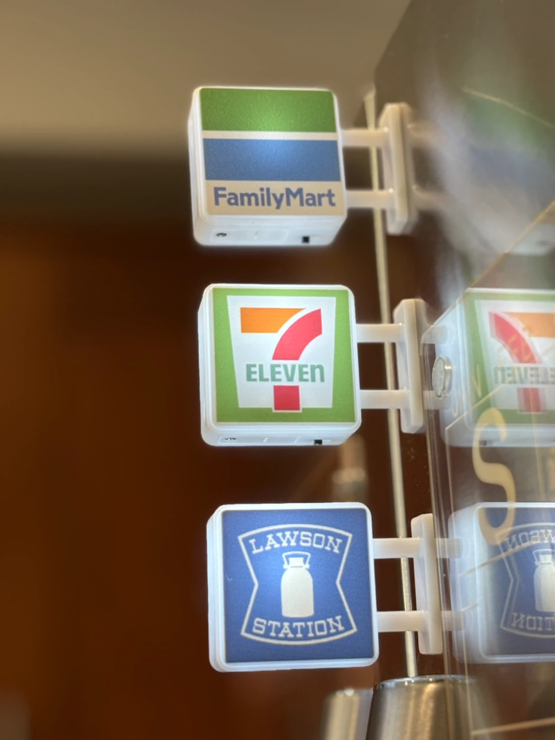 Japan convenience store light up fridge magnet trip memories - photo 2