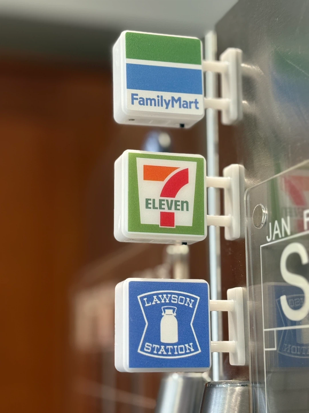 Japan convenience store light up fridge magnet trip memories - photo 3